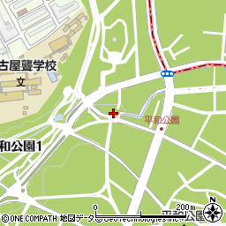 平和公園トイレ８周辺の地図