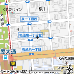 べんがら亭 泉店周辺の地図