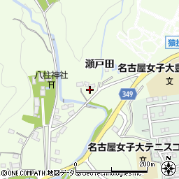 愛知県豊田市猿投町瀬戸田18周辺の地図