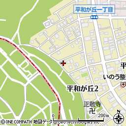 愛知県名古屋市名東区平和が丘2丁目95周辺の地図