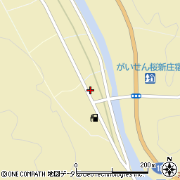 岡山県真庭郡新庄村1064周辺の地図