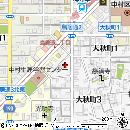 セブンイレブン名古屋大秋町２丁目店周辺の地図