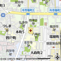 ドラッグストアコスモス津島本町店周辺の地図