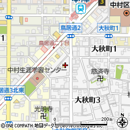 セブンイレブン名古屋大秋町２丁目店周辺の地図
