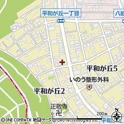 愛知県名古屋市名東区平和が丘2丁目133周辺の地図