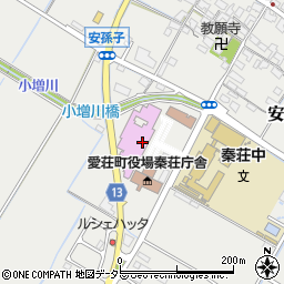 愛荘町立ハーティーセンター秦荘周辺の地図
