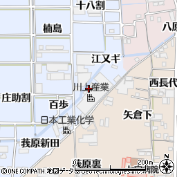 愛知県あま市乙之子百歩45周辺の地図