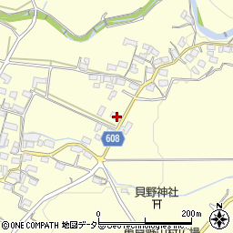 三重県いなべ市北勢町東貝野3168周辺の地図