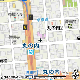 リパーク名古屋丸の内２丁目第２駐車場周辺の地図