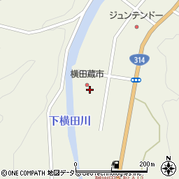 横田蔵市　暮しの保健室・ほむさぽ奥出雲周辺の地図