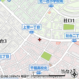 愛知県名古屋市名東区社台2丁目146周辺の地図