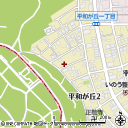 愛知県名古屋市名東区平和が丘2丁目78周辺の地図