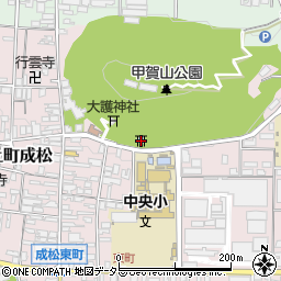 成松公民館周辺の地図