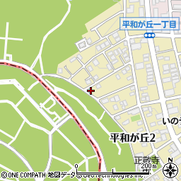 愛知県名古屋市名東区平和が丘2丁目75周辺の地図