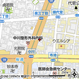 一建設株式会社　名古屋支社周辺の地図