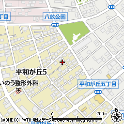 愛知県名古屋市名東区平和が丘5丁目145周辺の地図
