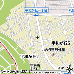 愛知県名古屋市名東区平和が丘2丁目132周辺の地図