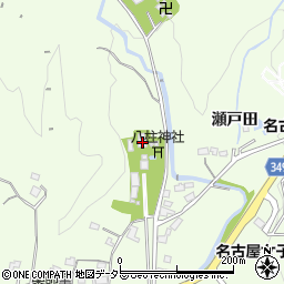 愛知県豊田市猿投町大城5周辺の地図