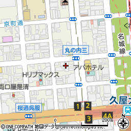 カナダ領事館（名古屋）周辺の地図