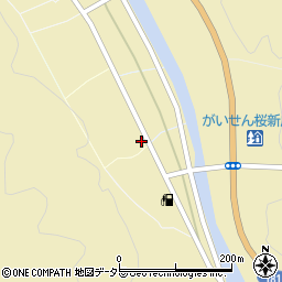 岡山県真庭郡新庄村1124周辺の地図