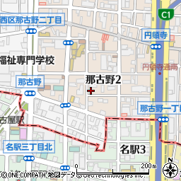 ＢＥ－ＬＡＧＵＮＡ那古野駐車場周辺の地図