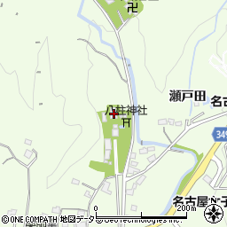 愛知県豊田市猿投町（大城）周辺の地図
