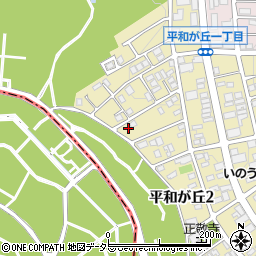 愛知県名古屋市名東区平和が丘2丁目74周辺の地図