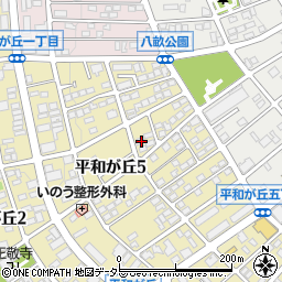 愛知県名古屋市名東区平和が丘5丁目137周辺の地図