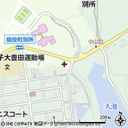 愛知県豊田市猿投町別所23-34周辺の地図