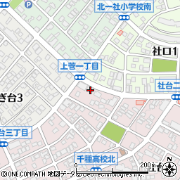 愛知県名古屋市名東区社台2丁目147周辺の地図