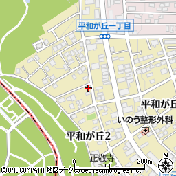 愛知県名古屋市名東区平和が丘2丁目87周辺の地図