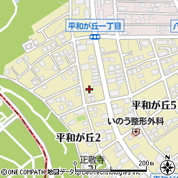 愛知県名古屋市名東区平和が丘2丁目108周辺の地図