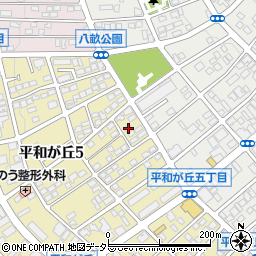 愛知県名古屋市名東区平和が丘5丁目165周辺の地図