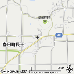 兵庫県丹波市春日町長王586周辺の地図