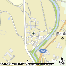 京都府京都市右京区京北五本松町（中稲川原）周辺の地図