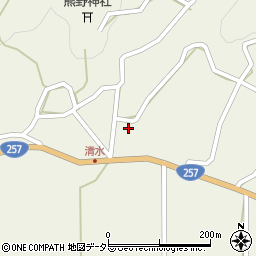 愛知県設楽町（北設楽郡）西納庫（戸ノ貝津）周辺の地図