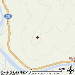 愛知県設楽町（北設楽郡）西納庫（道戸）周辺の地図