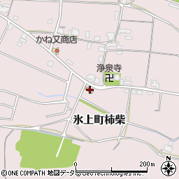 兵庫県丹波市氷上町柿柴505周辺の地図