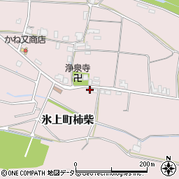 兵庫県丹波市氷上町柿柴237周辺の地図