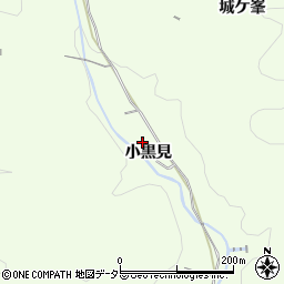 愛知県豊田市猿投町（小黒見）周辺の地図