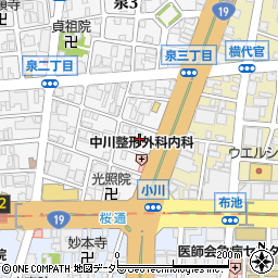 田中古美術店周辺の地図