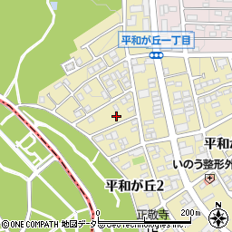 愛知県名古屋市名東区平和が丘2丁目82周辺の地図