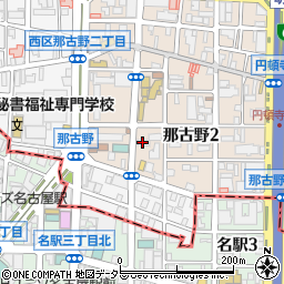 シーズンコート名駅周辺の地図