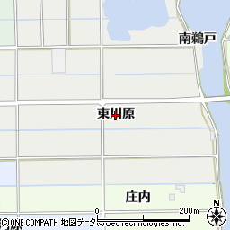 愛知県愛西市戸倉町（東川原）周辺の地図