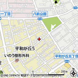 愛知県名古屋市名東区平和が丘5丁目130周辺の地図