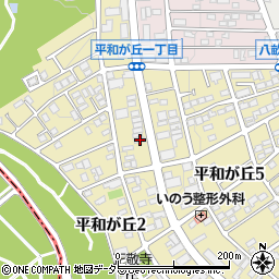 愛知県名古屋市名東区平和が丘2丁目130周辺の地図