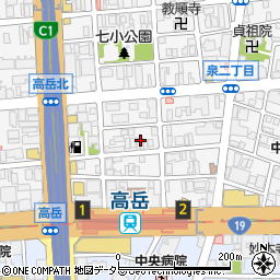 原田・高橋法律事務所周辺の地図
