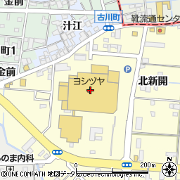 Ｉｔ’ｓ　ＢＯＮＡＮＺＡ　ＣＩＴＹ　ヨシヅヤ津島本店周辺の地図