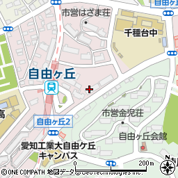 大阪屋クリーニング株式会社　自由ケ丘営業所周辺の地図