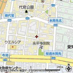 愛知県名古屋市東区代官町28-18周辺の地図